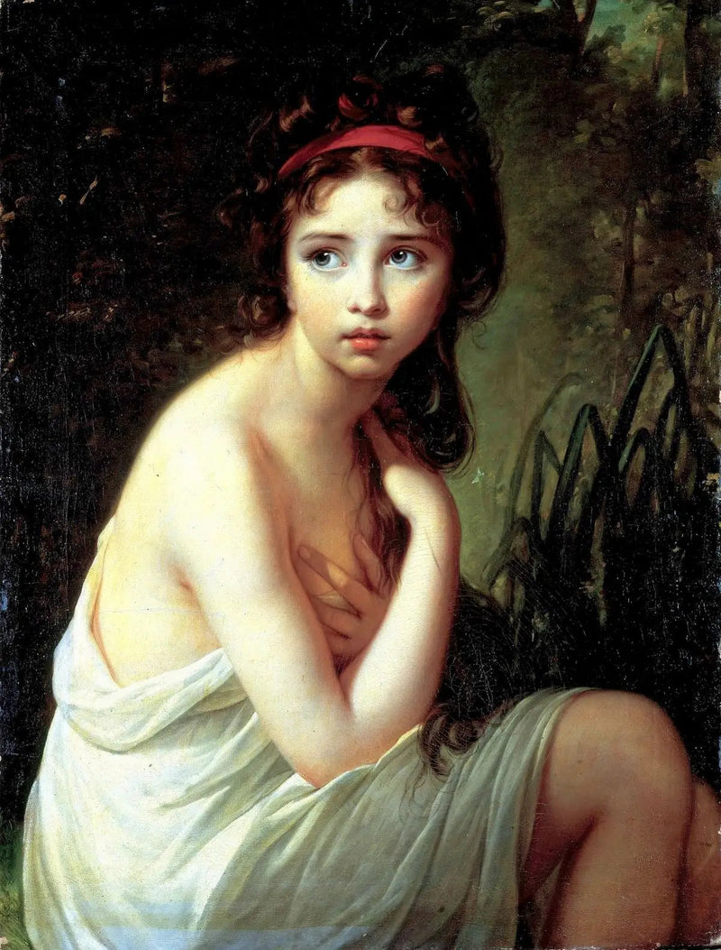 Julie Lebrun en bañista - Elisabeth Vigeé Le Brun