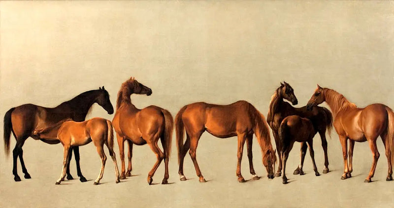 Yeguas y potros sin antecedentes - George Stubbs