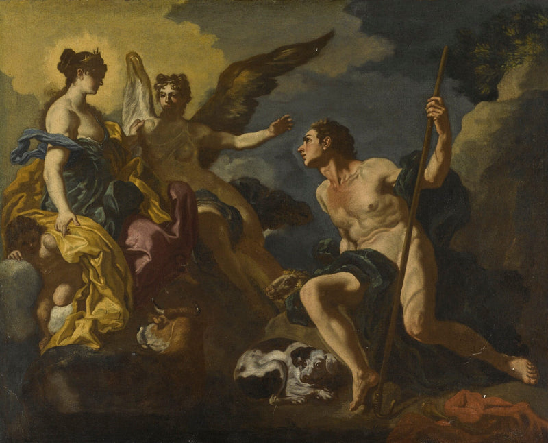 Junon, Io y Argus - Francesco Solimena