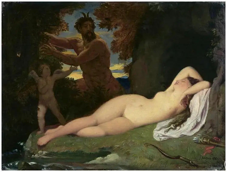 Júpiter y Antíope - Jean-Auguste-Dominique Ingres