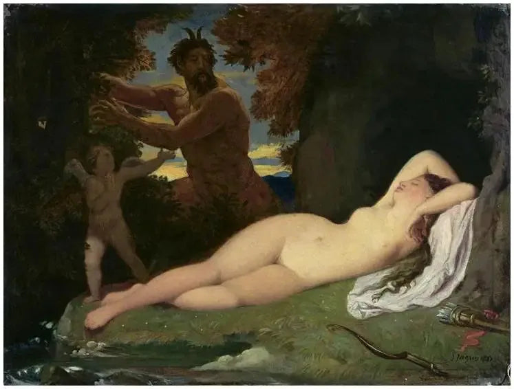 Júpiter y Antíope - Jean-Auguste-Dominique Ingres
