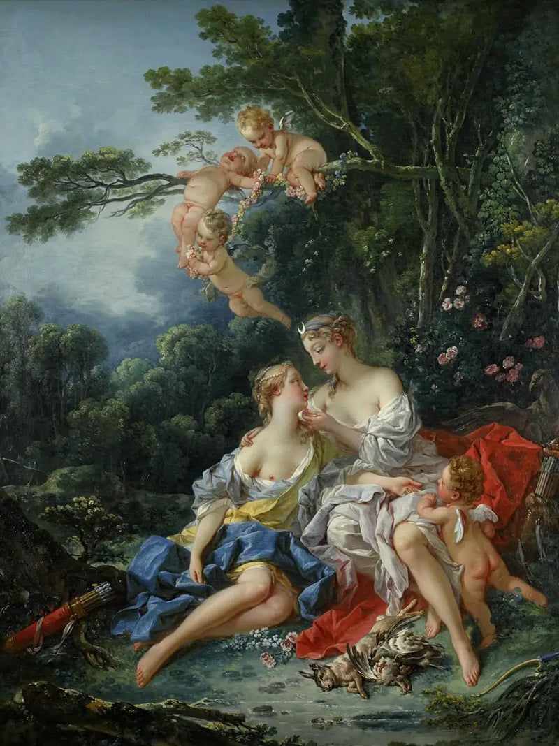 Júpiter y Calisto - François Boucher