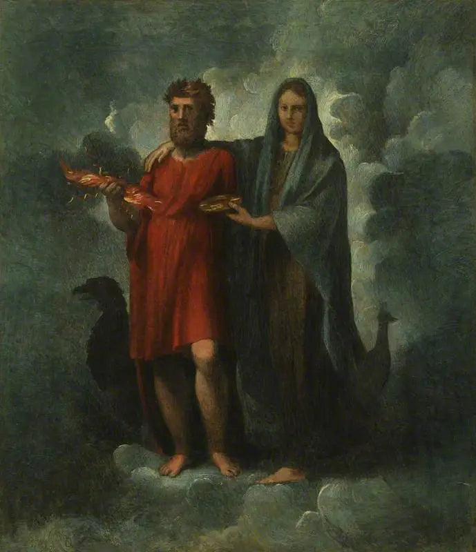 Júpiter y Juno - Rafael Sanzio