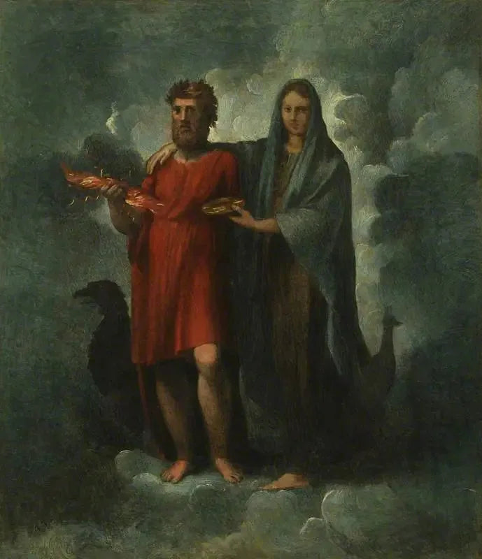 Júpiter y Juno - Rafael Sanzio