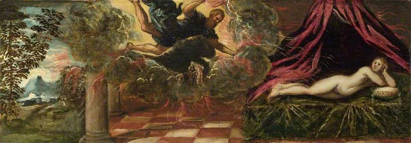 Júpiter y Sémele - Jacopo Tintoretto