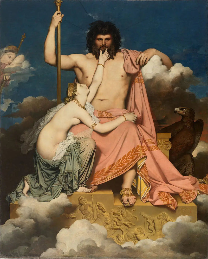 Júpiter y Tetis - Jean-Auguste-Dominique Ingres