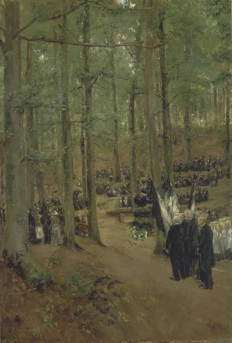 Kaiser Friedrich Gedächtnisfeier en Kösen - Max Liebermann