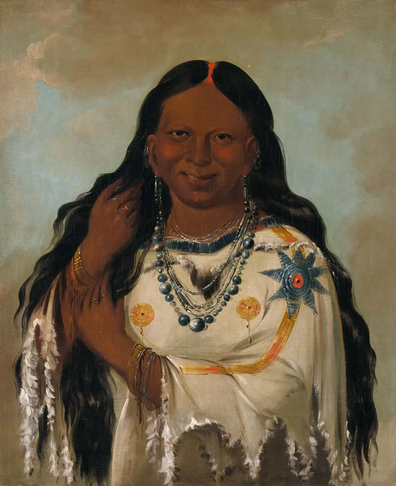 Kay-a-gís-gis, una joven mujer - George Catlin