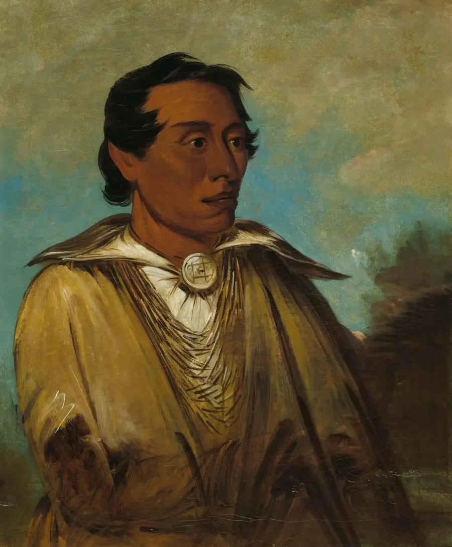 Kee-án-ne-kuk, Hombre más importante, Jefe de la tribu - George Catlin