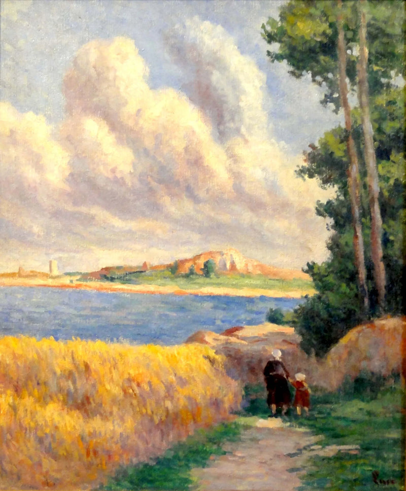 Kermouster, el camino - Maximilien Luce