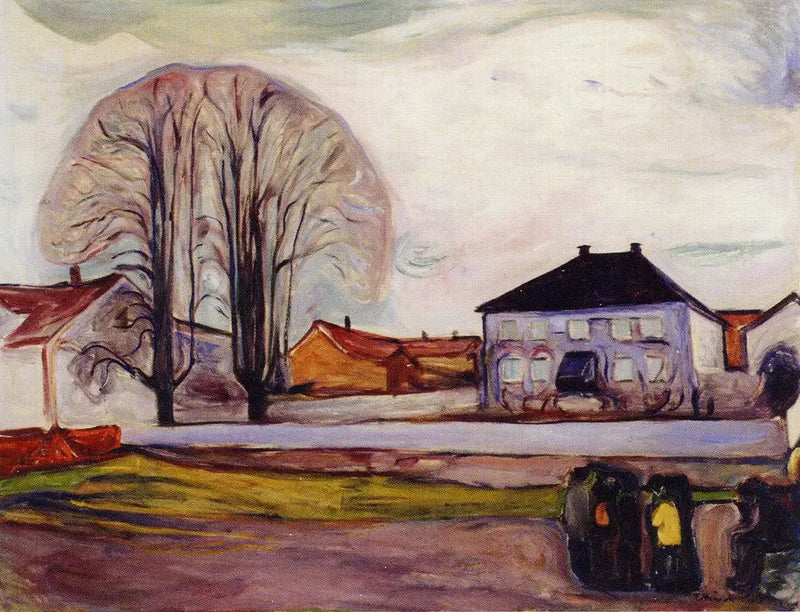 Kiøsterudgården en åsgårdstrand - Edvard Munch