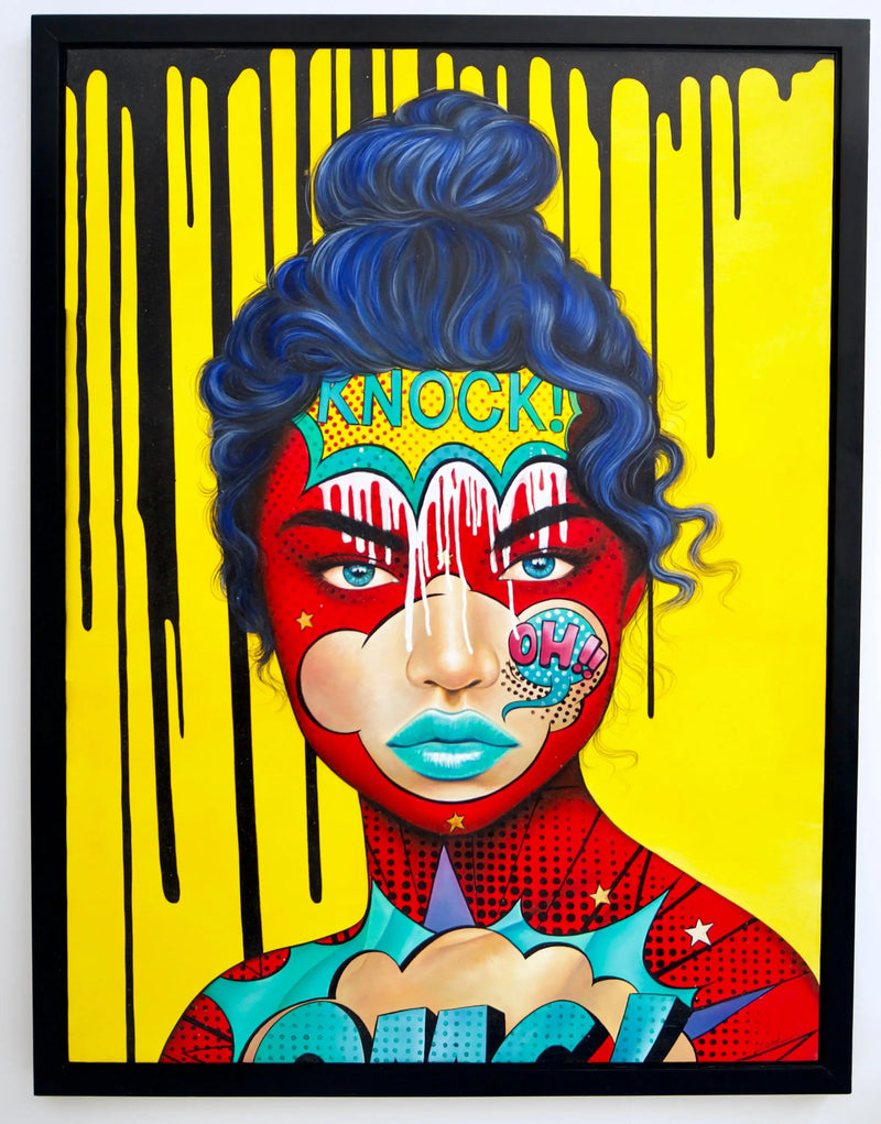 ¡Golpear! Arte pop | 90 X 120 cm