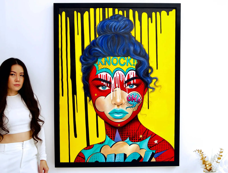 ¡Golpear! Arte pop | 90 X 120 cm