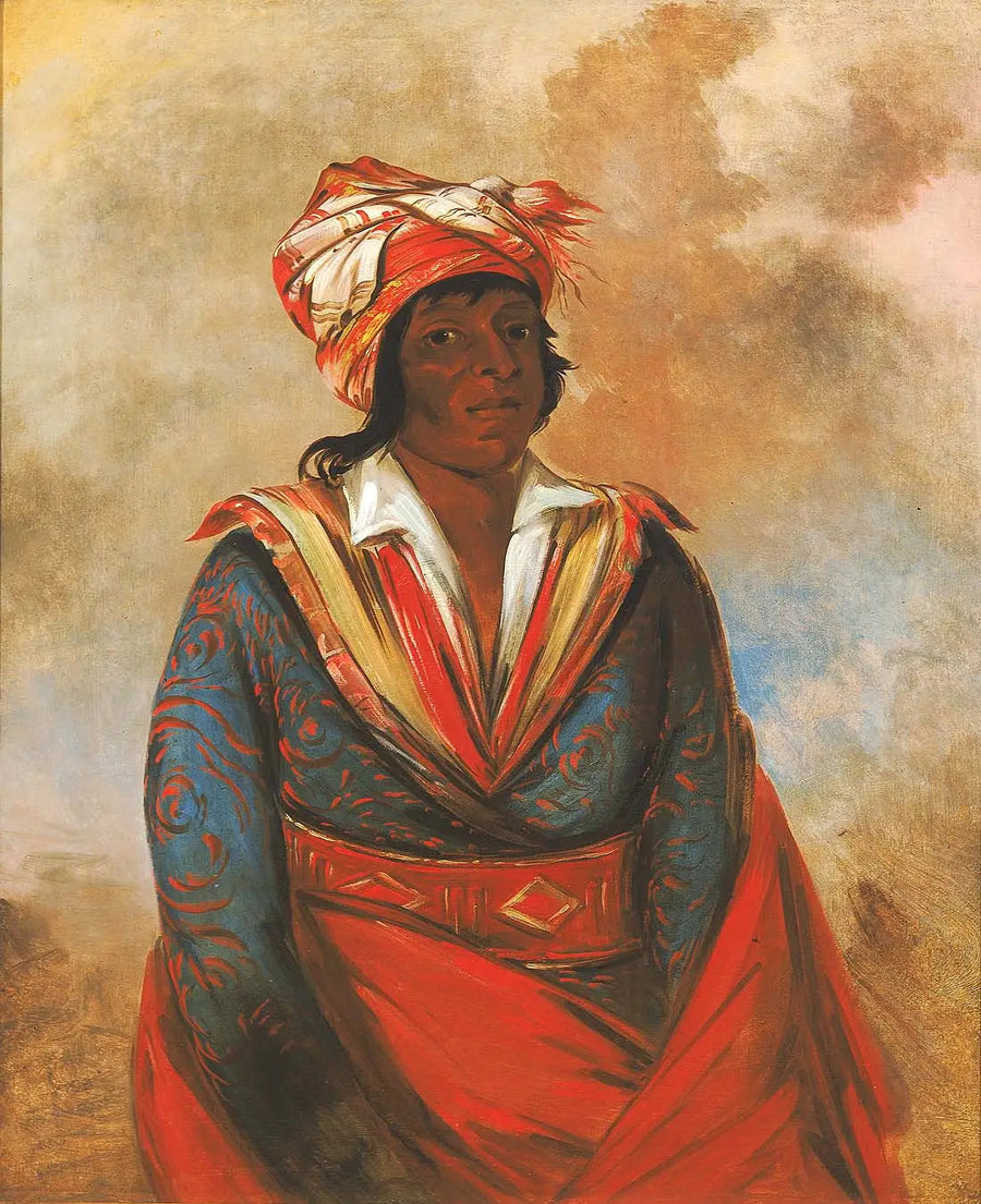 Kút-tee-o-túb-bee, ¿Cómo mató?, un valiente reconocido - George Catlin