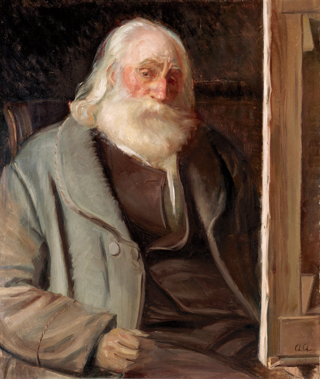 Kyhn en su estudio - Anna Ancher