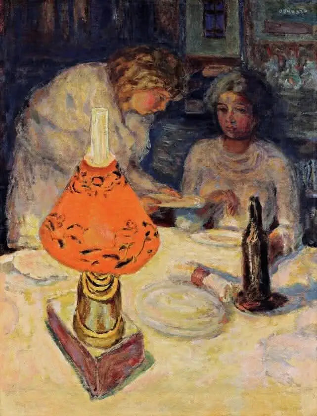La pantalla naranja - Pierre Bonnard