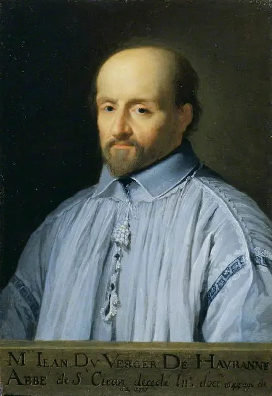 El abad de Saint-Cyran - Philippe de Champaigne