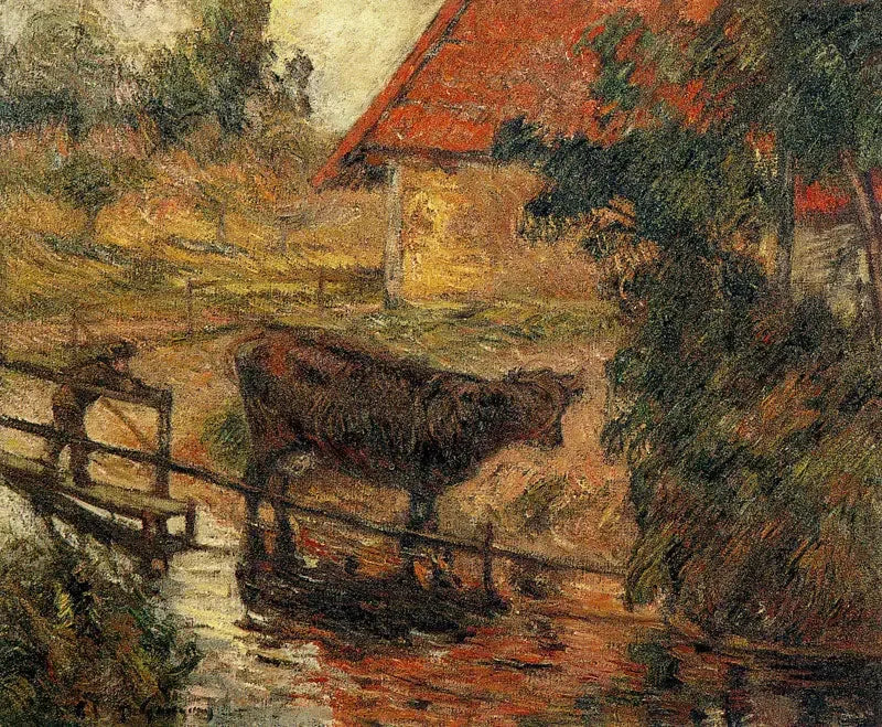 El Abrevadero II - Paul Gauguin