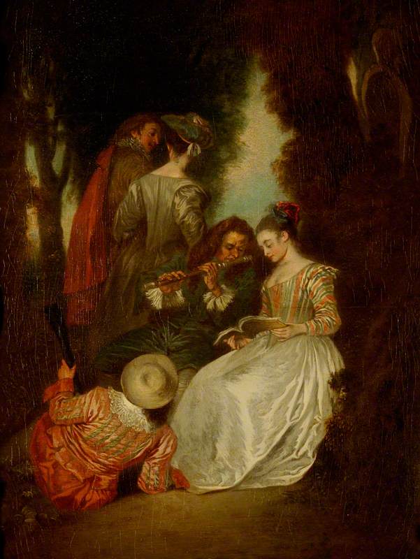 La perfecta armonía - Antoine Watteau