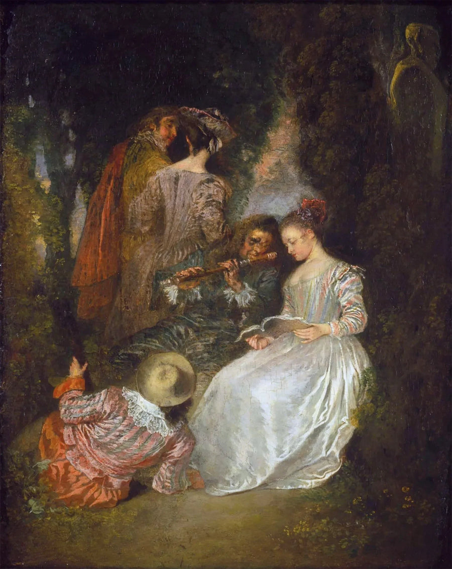 El acuerdo perfecto - Antoine Watteau