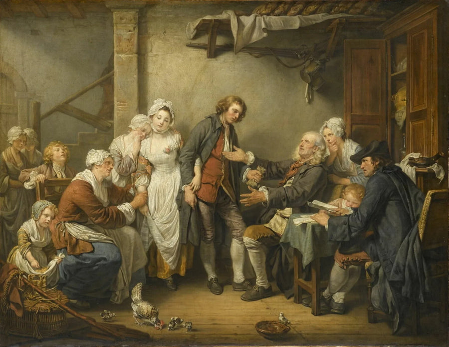 La Novia del Pueblo - Jean-Baptiste Greuze