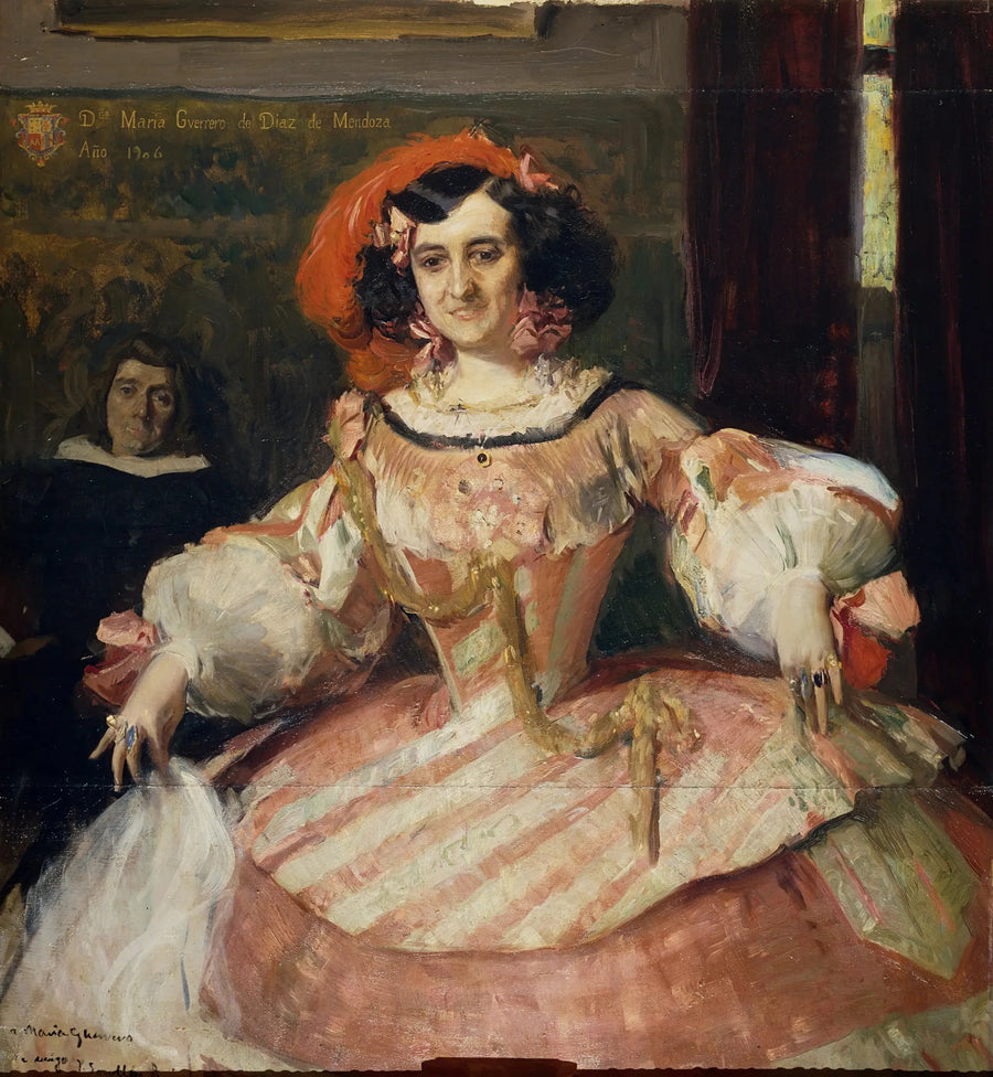 La actriz María Guerrero como « La dama boba » - Joaquín Sorolla