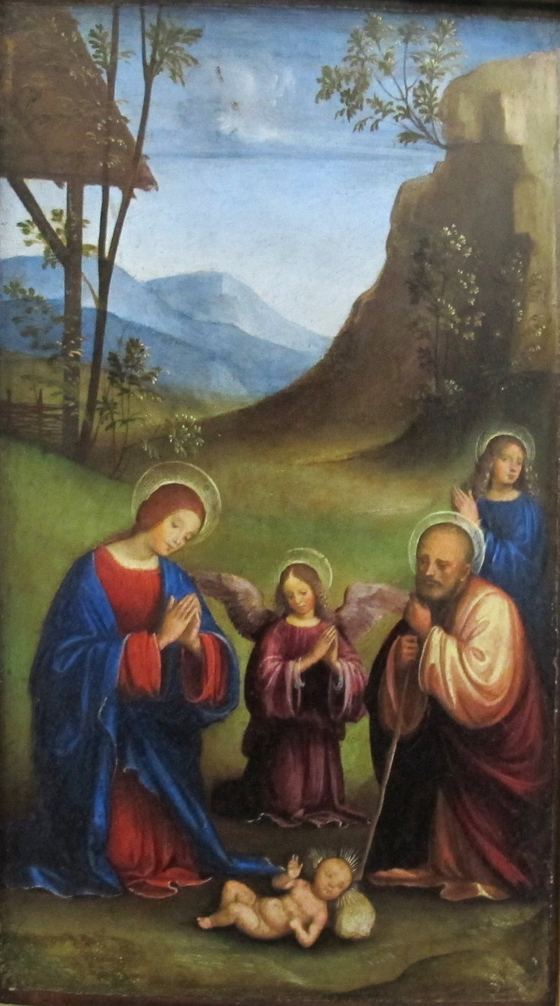 La adoración del niño - Francesco Francia