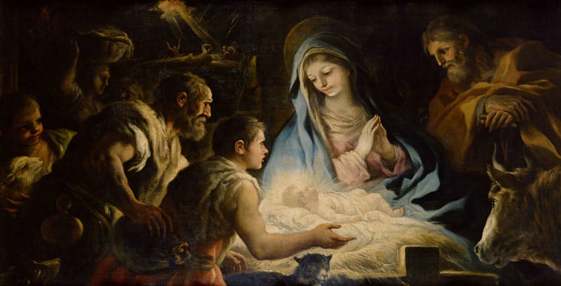 La adoración de los pastores (1696) - Luca Giordano