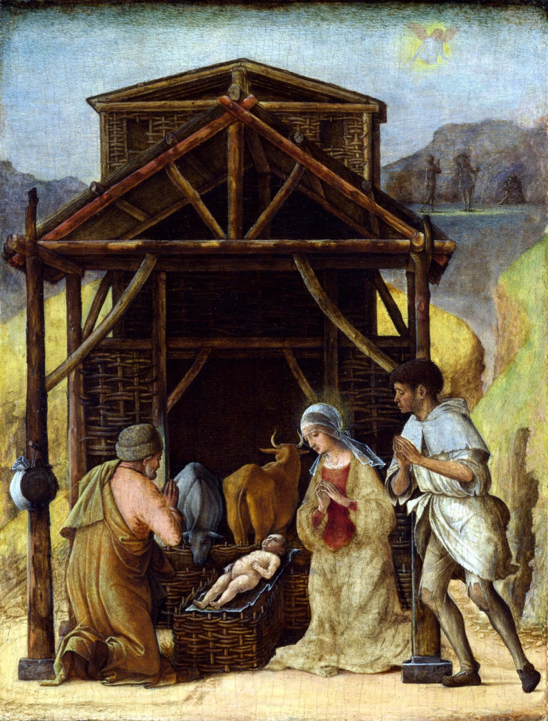 La adoración de los pastores - Ercole de’ Roberti