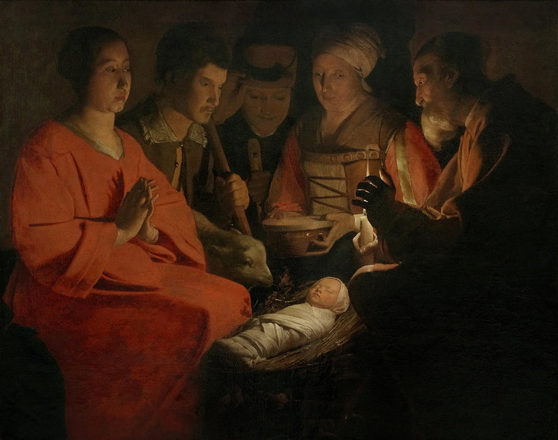 La adoración de los pastores - Georges de La Tour