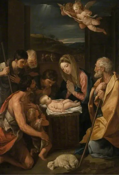 La adoración de los pastores - Guido Reni