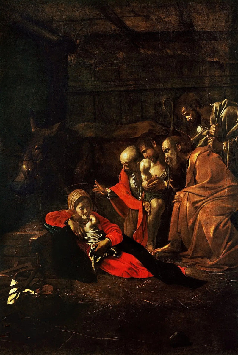 La Adoración de los pastores - Caravaggio