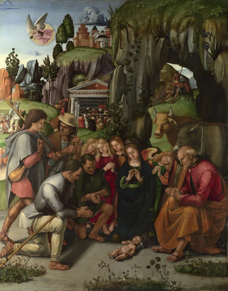 La Adoración de los pastores - Luca Signorelli