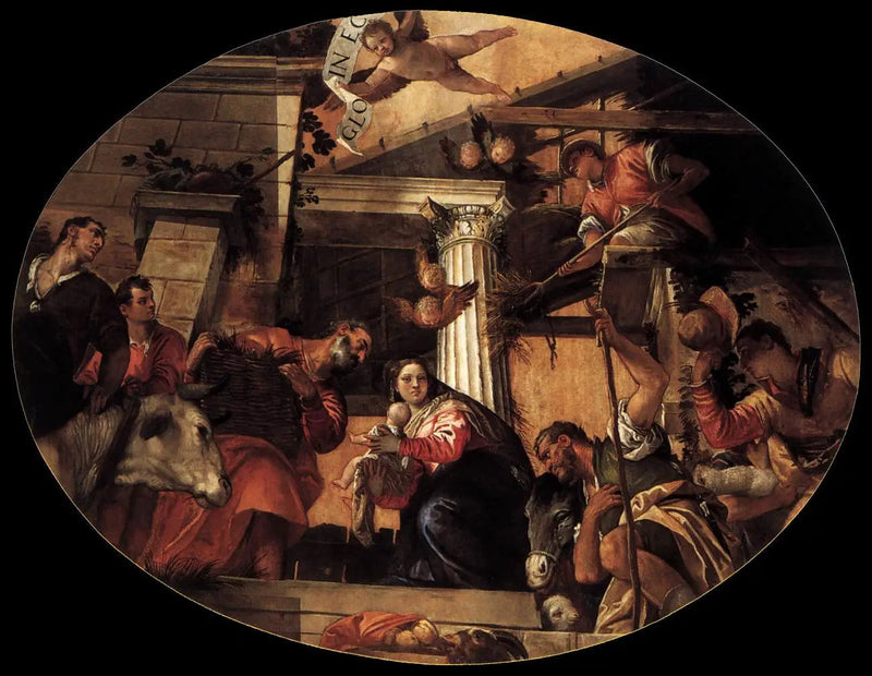 La adoración de los pastores - Paul Véronèse