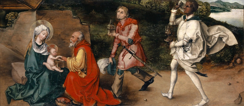 La adoración de los magos - Albrecht Dürer
