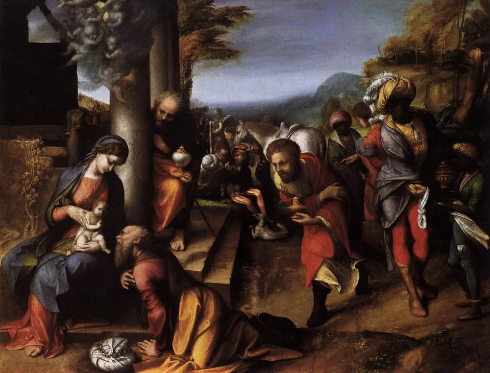 L’Adoration des Mages - Antonio da Correggio - Alpha Reproduction