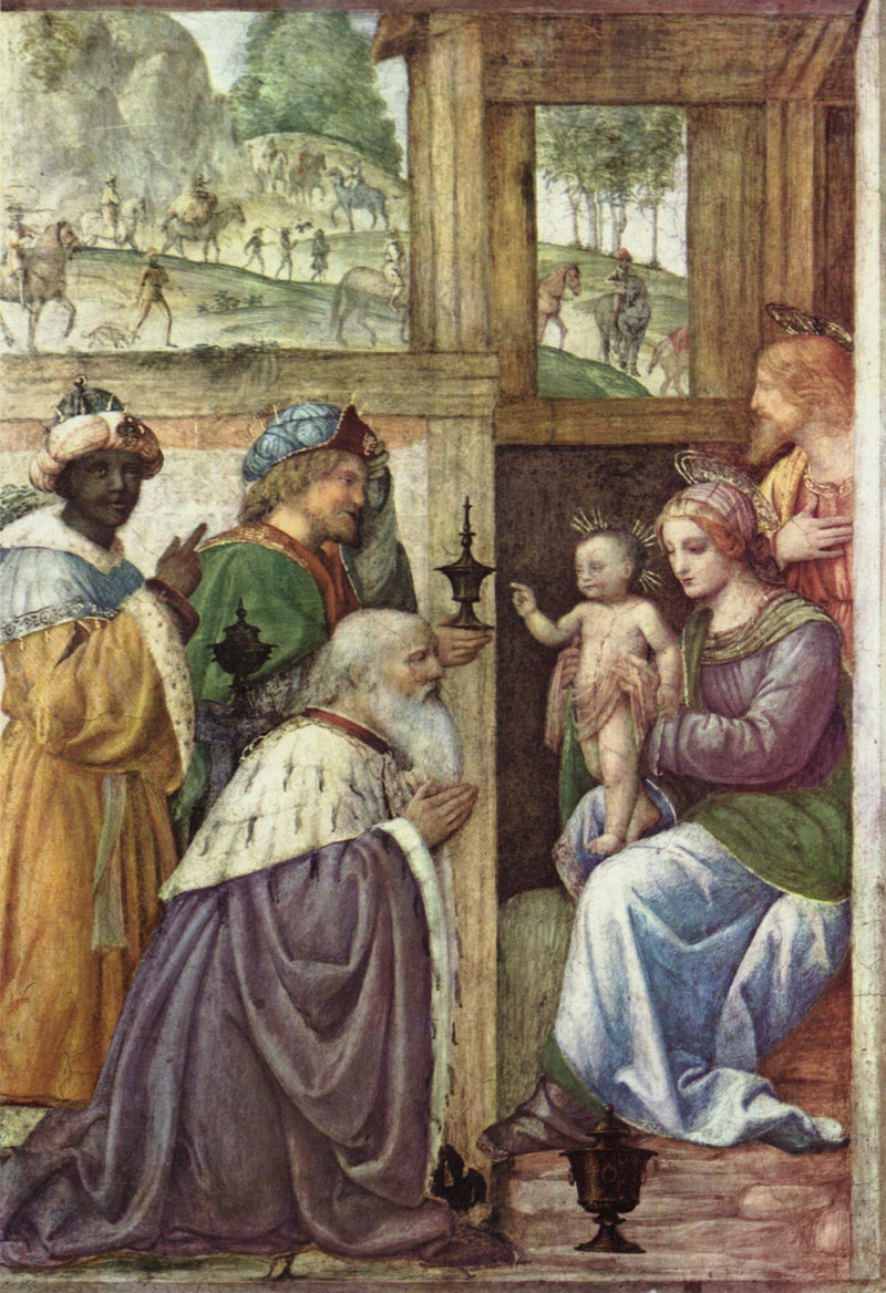 La Adoración de los Reyes Magos - Bernardino Luini