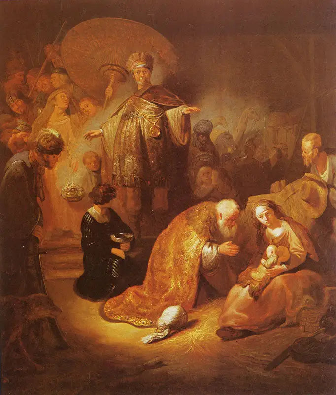 La Adoración de los Magos (copia ?) - Rembrandt
