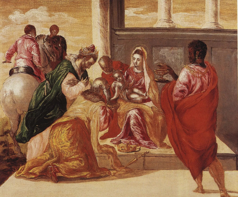 La adoración de los Reyes Magos - El Greco