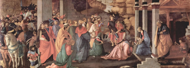 La adoración de los Reyes Magos - Filippino Lippi