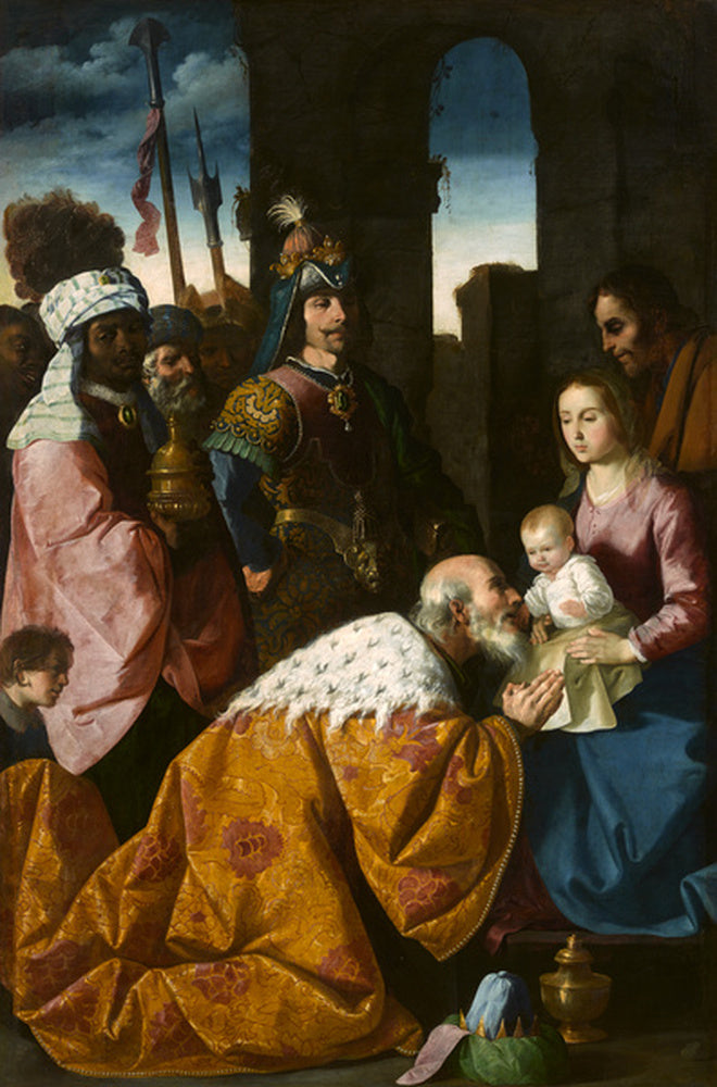 La adoración de los Reyes Magos - Francisco de Zurbarán