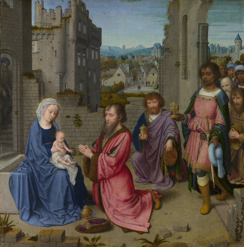 La Adoración de los Reyes Magos - Gérard David