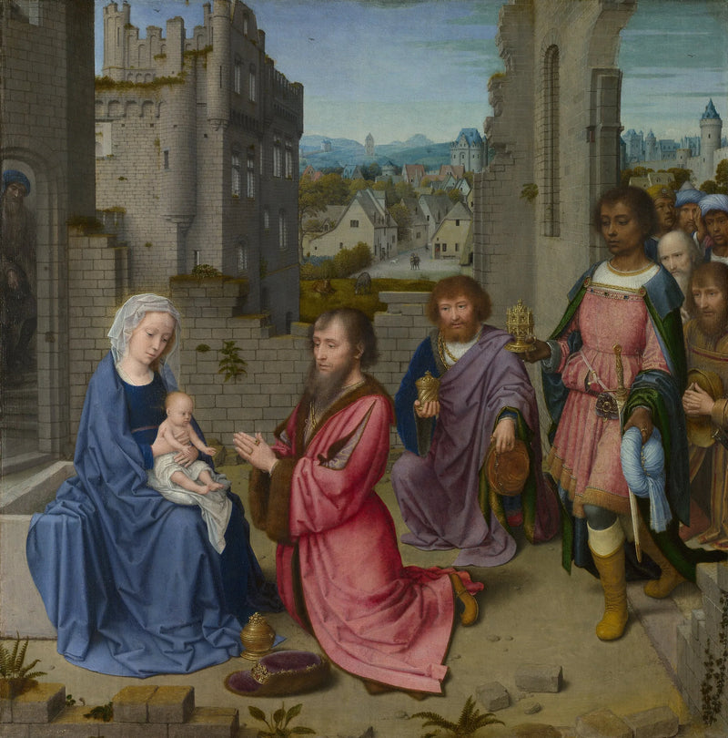 La Adoración de los Reyes Magos - Gérard David