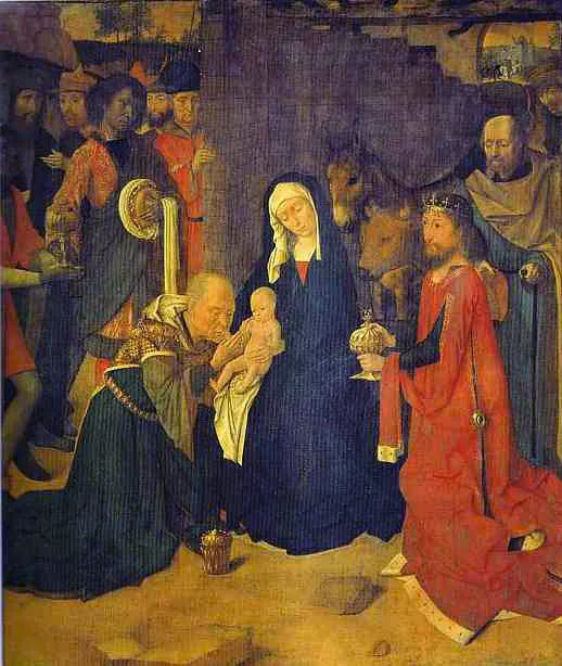 La adoración de los Reyes Magos - Gérard David