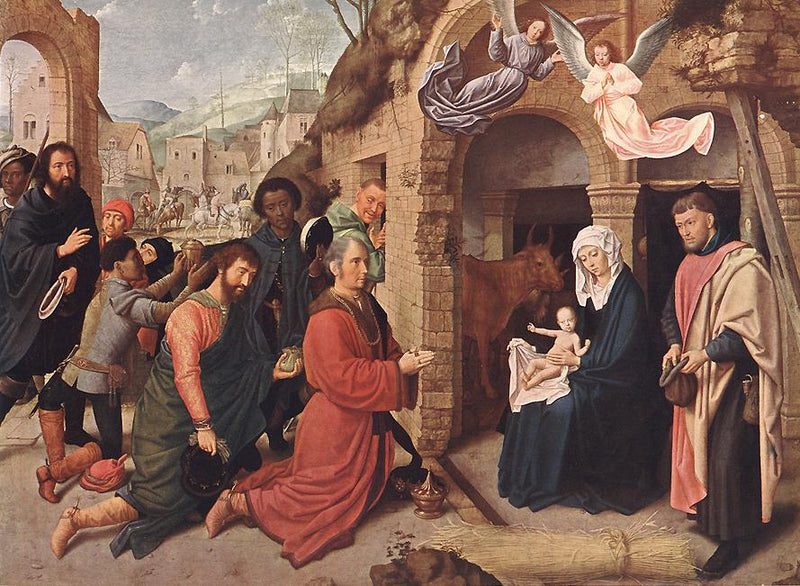 La adoración de los Reyes Magos - Gérard David