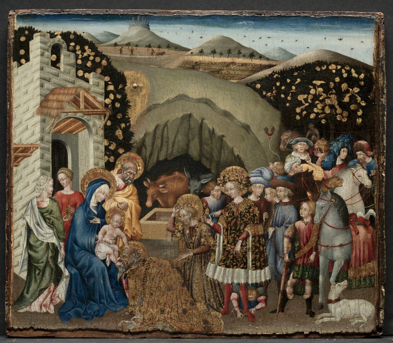 La Adoración de los Reyes Magos - Giovanni di Paolo