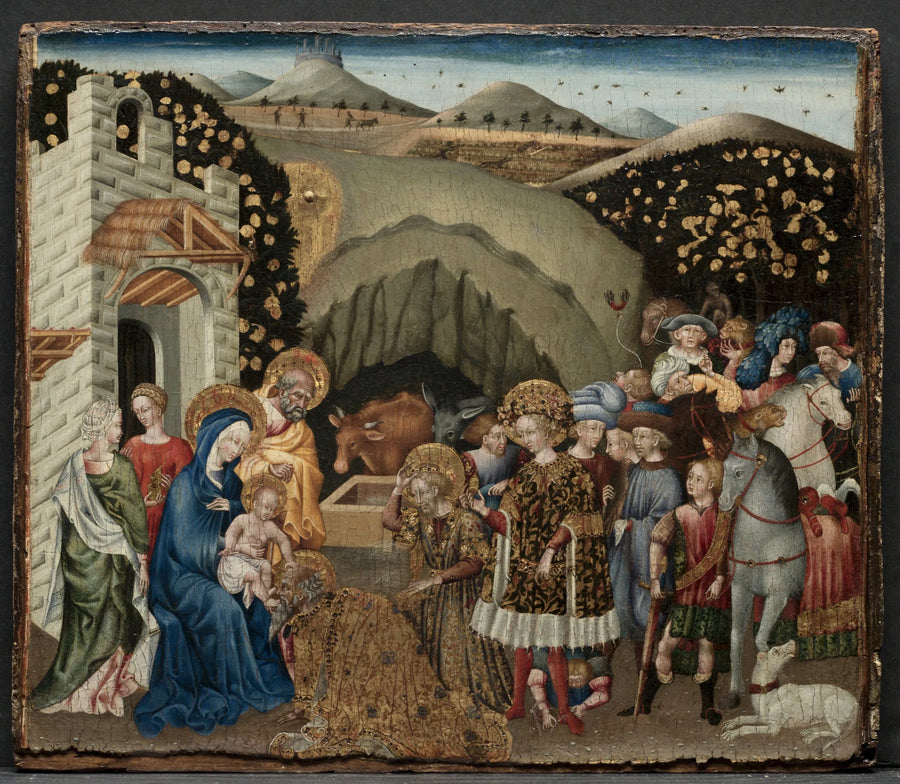 La Adoración de los Reyes Magos - Giovanni di Paolo