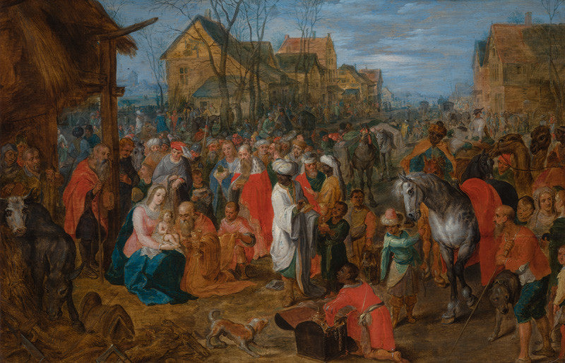 L'Adoration des Mages - Jan Brueghel le Jeune image 1 copie de tableau peinte à la main