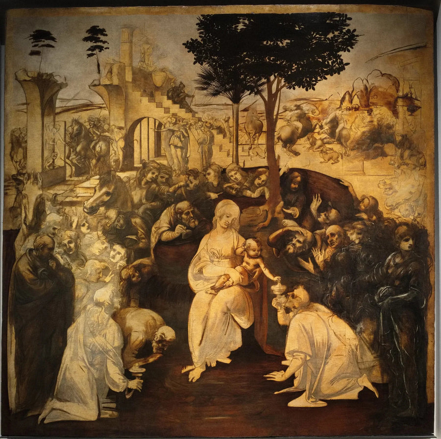 La Adoración de los Magos - Leonardo da Vinci