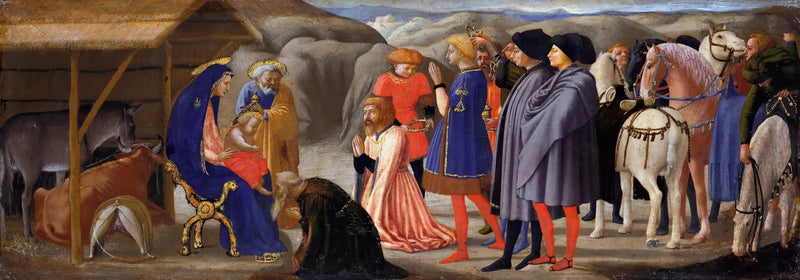 La adoración de los Reyes Magos - Masaccio